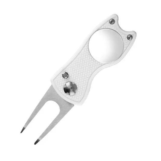 Golf Divot Repair Tool Multi-Functional Repair Tool Golf Training Aids Pitch Alloy Divot Tool Golf Ball Marker Golf Accessories