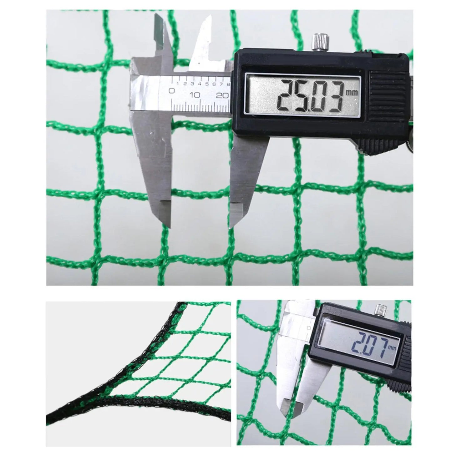 PE Strong and Reliable Golfing Practice Net for Serious Players Training Hitting Netting Playground Green 2X3M