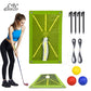 Golf Training Mat for Swing Detection Batting Analysis Swing Path Golf Training Portable Golf Practice Mat for Indoor Outdoor