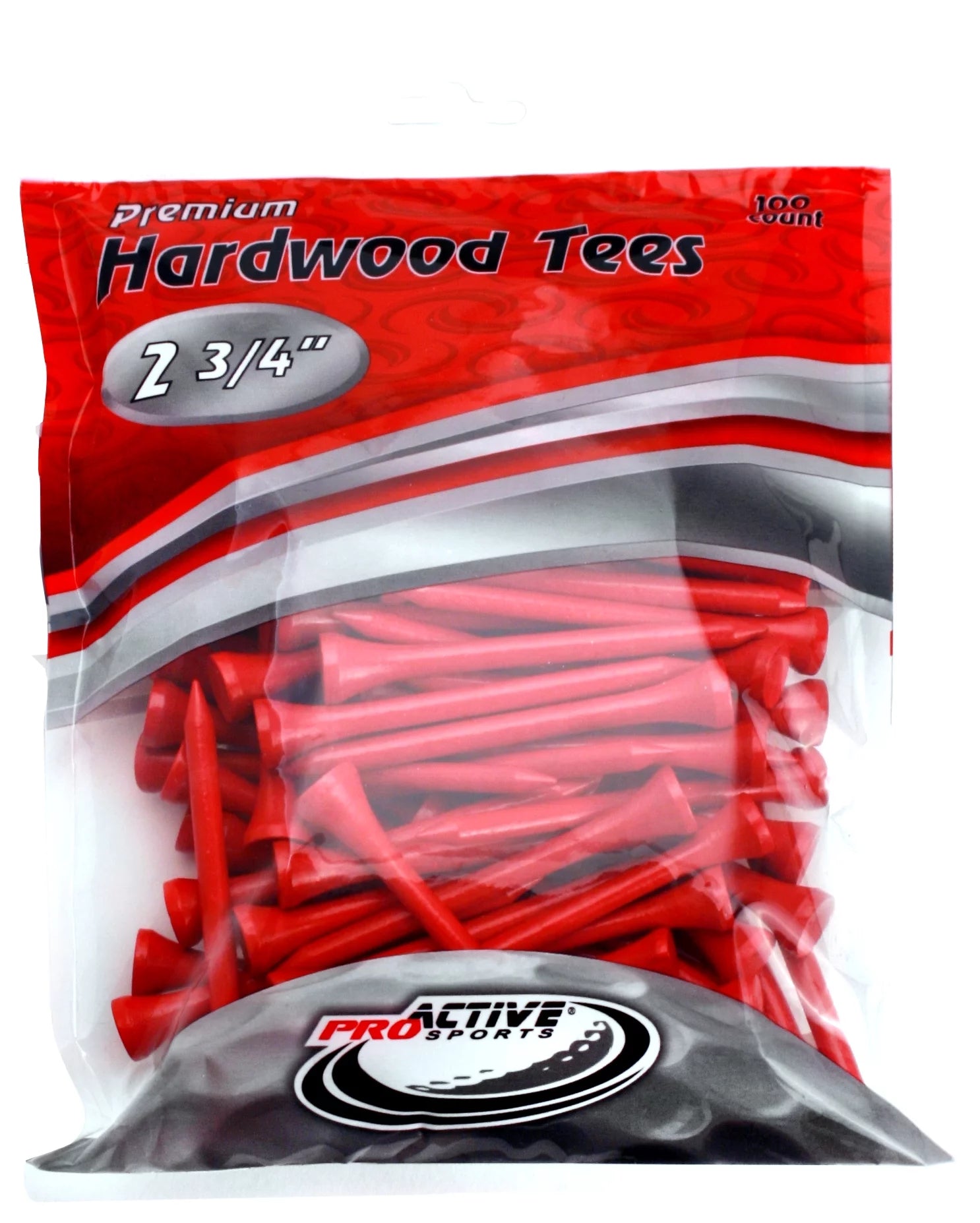 2 3/4-Inch Golf Tees 100 Pack (Red)